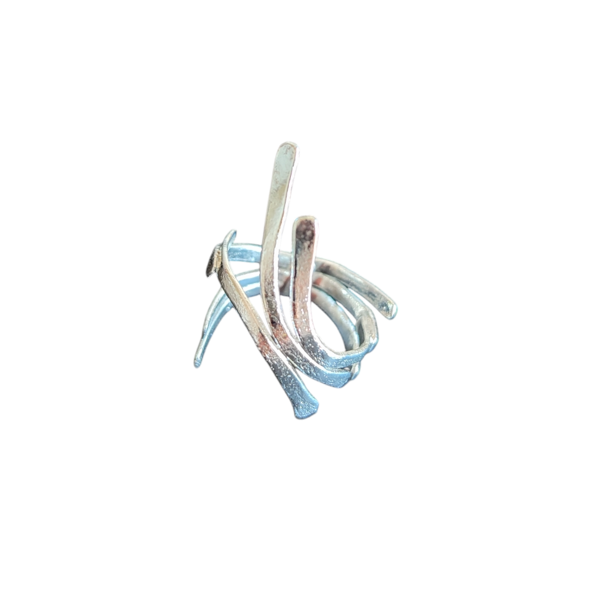 Anillo Ramas - Joyería Artesanal--Talle: 7/17mm