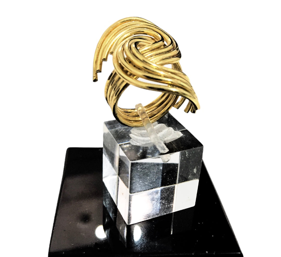 Anillo Espiral, diseño de autor-Joyería Contemporánea-Talle: 6/16mm