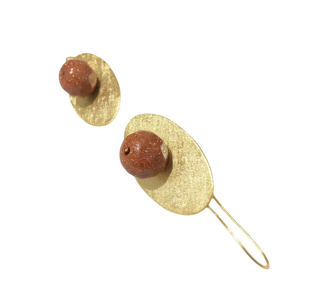 Aros Oval Shine - Piezas únicas