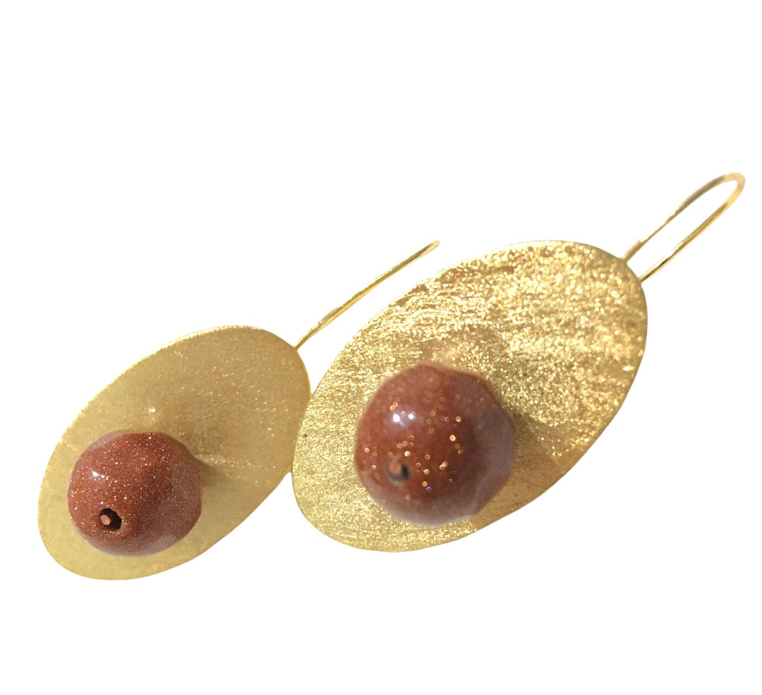 Aros Oval Shine - Piezas únicas