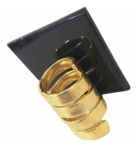 Anillo Resorte - Joyería Contemporánea--Talle: 7/17mm