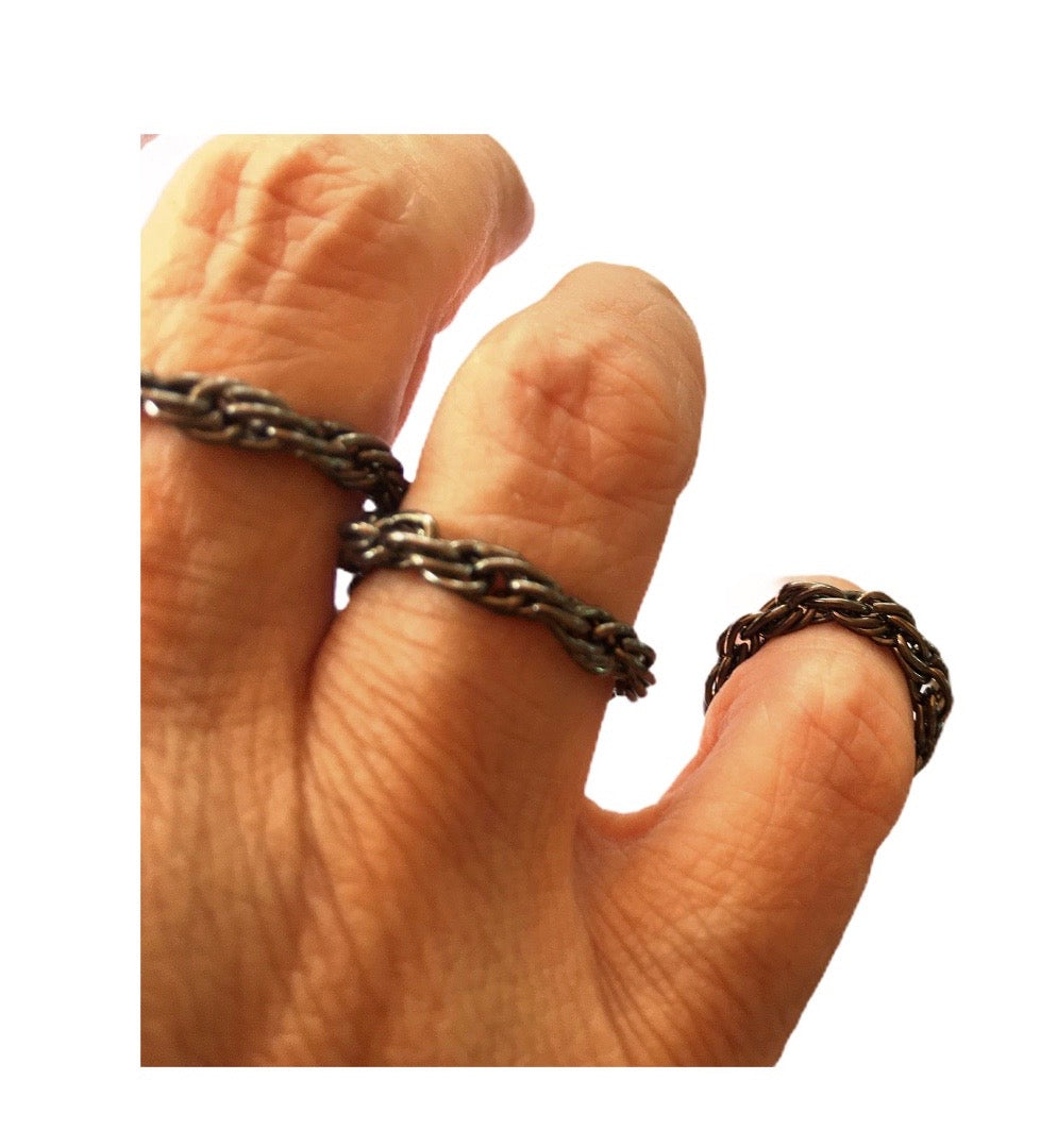 Set de Anillos - Joyería Contemporánea - Tallas variadas