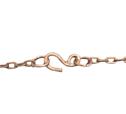 Collar Latido Libre - Collar en cobre con baño de laca con forma de corazón abstracto - Pieza única de joyería artística