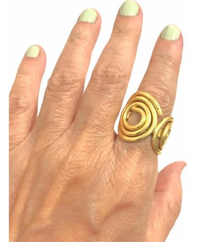 Anillo Espiral, diseño de autor-Joyería Contemporánea-Talle: 6/16mm